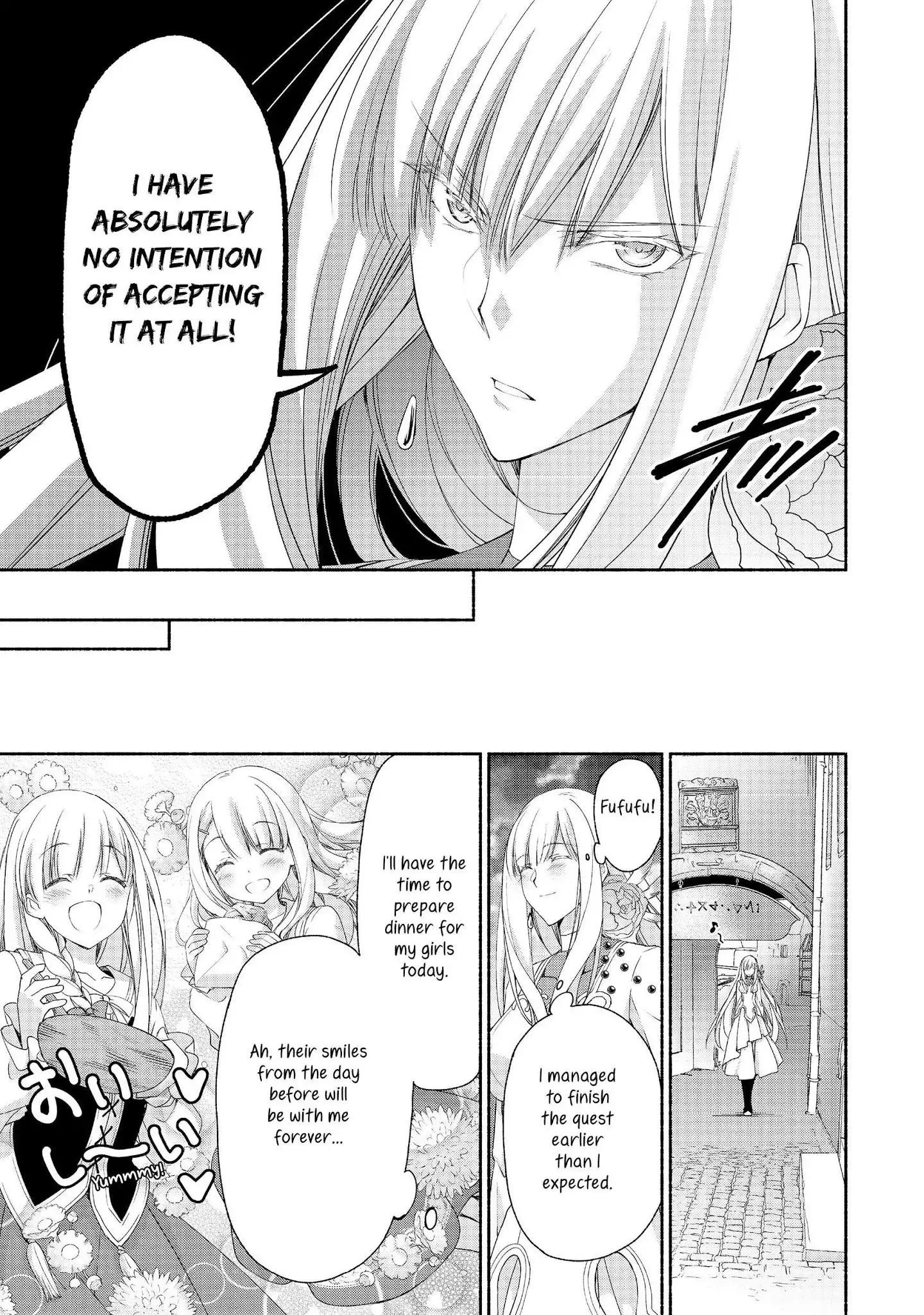 Moto Kizoku Reijou de Mikon no Haha Desuga, Musumetachi ga Kawaii Sugite Boukenshagyo mo Ku ni Narimasen Chapter 4 7